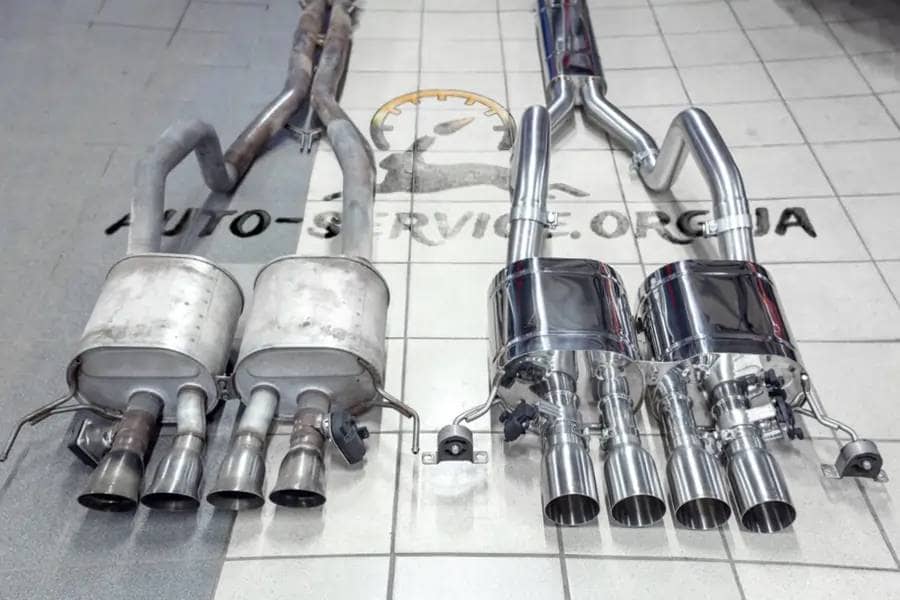 Установка Даунпайпа 2 Изготовление Downpipe